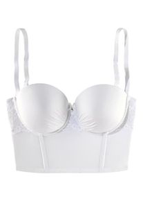 Lascana Dames Korset wit 80