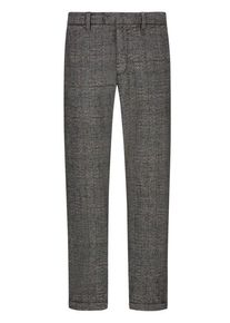 Jack & Jones Plus size : Jack & Jones, Chinos with glen check pattern in a wool look in a Grey