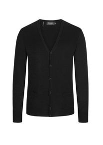 Plus size : Maerz, Cardigan made of merino wool, buttoned in a Black