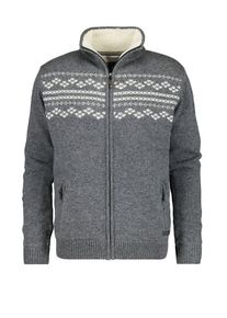 plussize: Nadměrná velikost: Ragman, Kardigan z podszewką z imitacji futra Szary