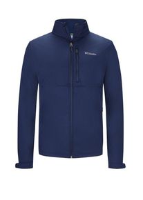 Plus size : Columbia, Softshell jacket with fleece lining, Ascender in a Blue