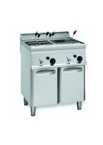 Elektro-Nudelkocher 2 Becken 2X 23 Liter Standgerät 700x700x850 mm 400 Volt