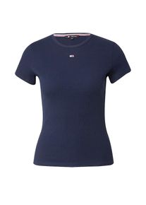 Tommy Jeans Dames Shirt 'ESSENTIAL' blauw / rood / wit XS