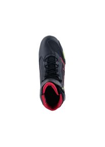 Alpinestars Faster 3 Rideknit Motorradschuhe Herren (schwarz/rot/gelb)