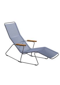 Click lit de plage Outdoor Houe Pigeon blue
