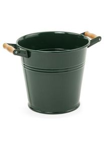 Plantenbak met houten handgrepen