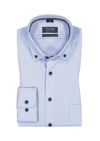 Tom Rusborg OF COPENHAGEN Plus size : Tom Rusborg, Shirt with button-down collar, extra long in a Light Blue