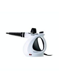 Solac LV1301 Steam Jet 2.0 Limpiador de vapor, depósito de 350ml, cable de 3m, 9 accesorios, listo 3min, sistema antigoteo, mango ergonómico
