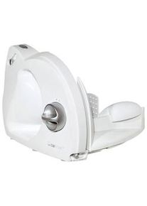 Clatronic AS 2958 Affettatrice, Spessore di Taglio Regolabile, Lama da Taglio in Acciaio Inox, 180W, Bianco