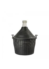ich-zapfe Dame jeanne, Bonbonne en verre 10L - ouverture normale avec panier + bouchon plastique