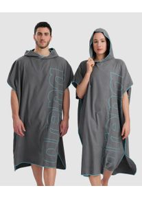 arena Towels & Bathrobes - Smart Plus Hooded Poncho Towels & Bathrobes in Dark_grey Sky for Women and Men