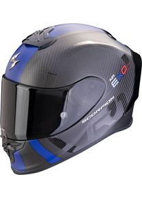 Scorpion EXO-R1 Evo Carbon Air MG, casco integrale , colore: Nero Opaco/Blu , dimensione: M
