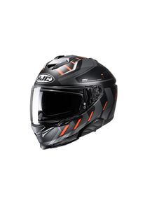 HJC i71 Simo MC6HSF Integralhelm (schwarzmatt/grau/rot)