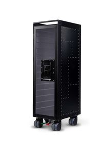 Rivet Rocker Black Classic Chariot d'avion Porte transparente Bordbar