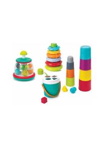 infantino Stack, Sort & Spin lot de jouets 3 en 1 22 pcs