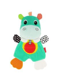 infantino Cuddly Teether Hippo zachte knuffel met bijtring 1 st