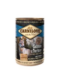 Carnilove Adult Wild Meat 6 x 400 g pour chien.- saumon, dinde
