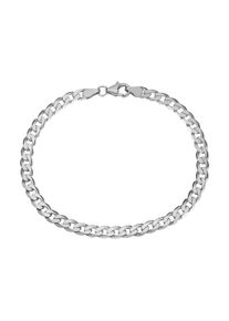 IDENTIM Bracciale da uomo catena a cordoncino 5,00 mm bracciale da uomo bracciale in argento 925 argento rodiato