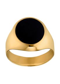 IDENTIM Anello da uomo Anello Signet Onice Ovale 585 Oro