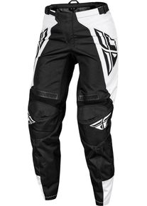 Fly Racing F-16 S24, pantalon textile femme , couleur: Noir/Blanc , taille: 05/06