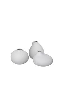 Blomus - Set 3 vases -NONA- colour Micro Chip