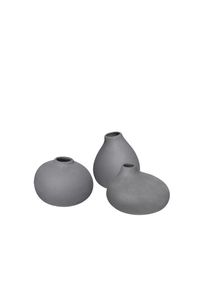 Blomus - Set 3 Vasen -NONA- Farbe Pewter