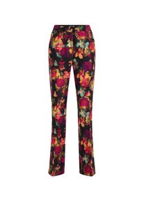 WE Fashion Dames Broek geel / groen / rood / zwart 32