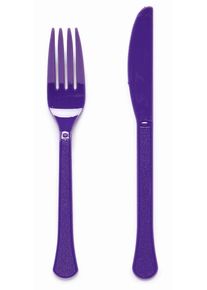 Ménagère violette 24 pièces