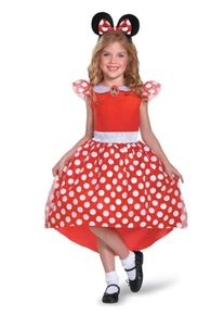 Red Minnie Mouse costume for girls