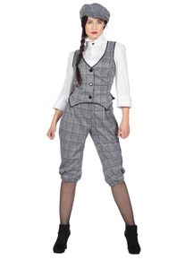 Costume de pantalon des années 20 pour femmes