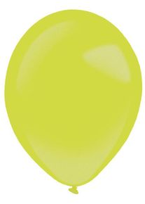 Amscan 100 palloncini in lattice verde kiwi metallizzato 12cm