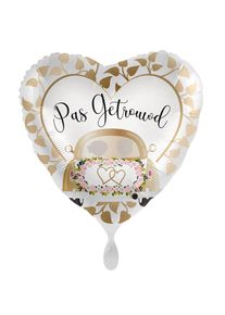 Weddingcar Heart foil balloon NL 43cm