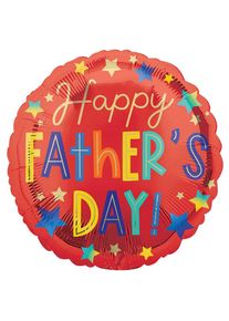 Red Happy Fathers Day Balloon