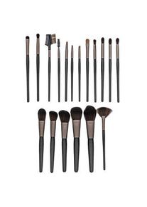 MIMO Makeup Brush Set Black 18 Pcs set perii machiaj