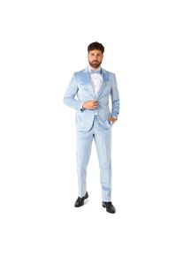 OppoSuits Vintage Blue Velvet Deluxe Velvet Suit