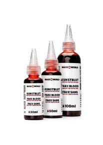 maskworld Kunstblut Flasche mit Dosierspitze