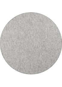 eurokraft basic Placa de techo acústica, fieltro PET, Ø 1200 mm, forma redonda, gris claro