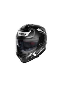 Nolan N80-8 Ally N-Com kask z pełną twarzą (czarny matowy / biały)