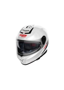 Nolan N80-8 Staple N-Com kask z pełną twarzą (biały / czerwony)