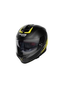 Nolan N80-8 Staple N-Com kask z pełną twarzą (czarny matowy / żółty)
