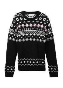 Tom Tailor Denim Sweter dla mężczyzn różowy / czarny / biały Rozmiar S