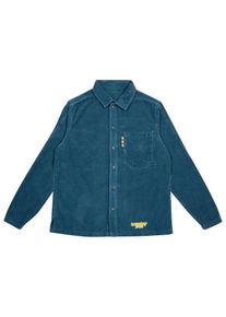 Homeboy Heren Overhemd 'Time Warp' geel / petrol / pastelgroen / oranje L