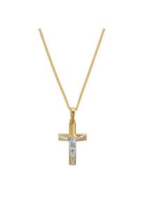 IDENTIM Uomo Croce Collana Ciondolo Corpo Croce 333 Oro