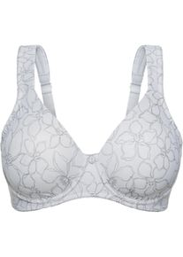 Minimizer T-shirt bh met gewatteerde bandjes - grijs - maat 75F - bonprix