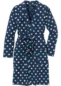 Badjas van shirtstof - blauw - maat 48/50 (XL) - 100% katoen - bonprix
