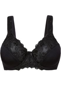 Minimizer bh met gewatteerde bandjes - zwart - maat 100G - bonprix