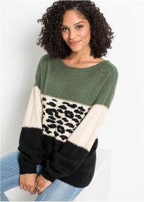 Oversized trui - zwart - maat 32/34 (XS) - bonprix