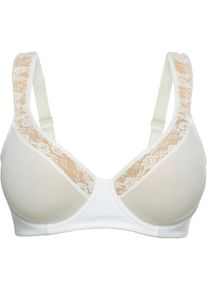 Voorgevormde beugel bh met gewatteerde bandjes - wit - maat 85C - bonprix
