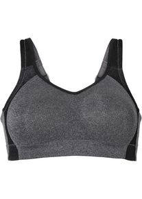 Sport bh stevig - zwart - maat 80B - bonprix
