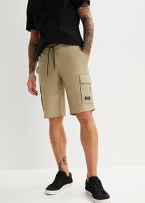 Instap cargo bermuda regular fit - groen - maat 62 - 100% katoen - bonprix